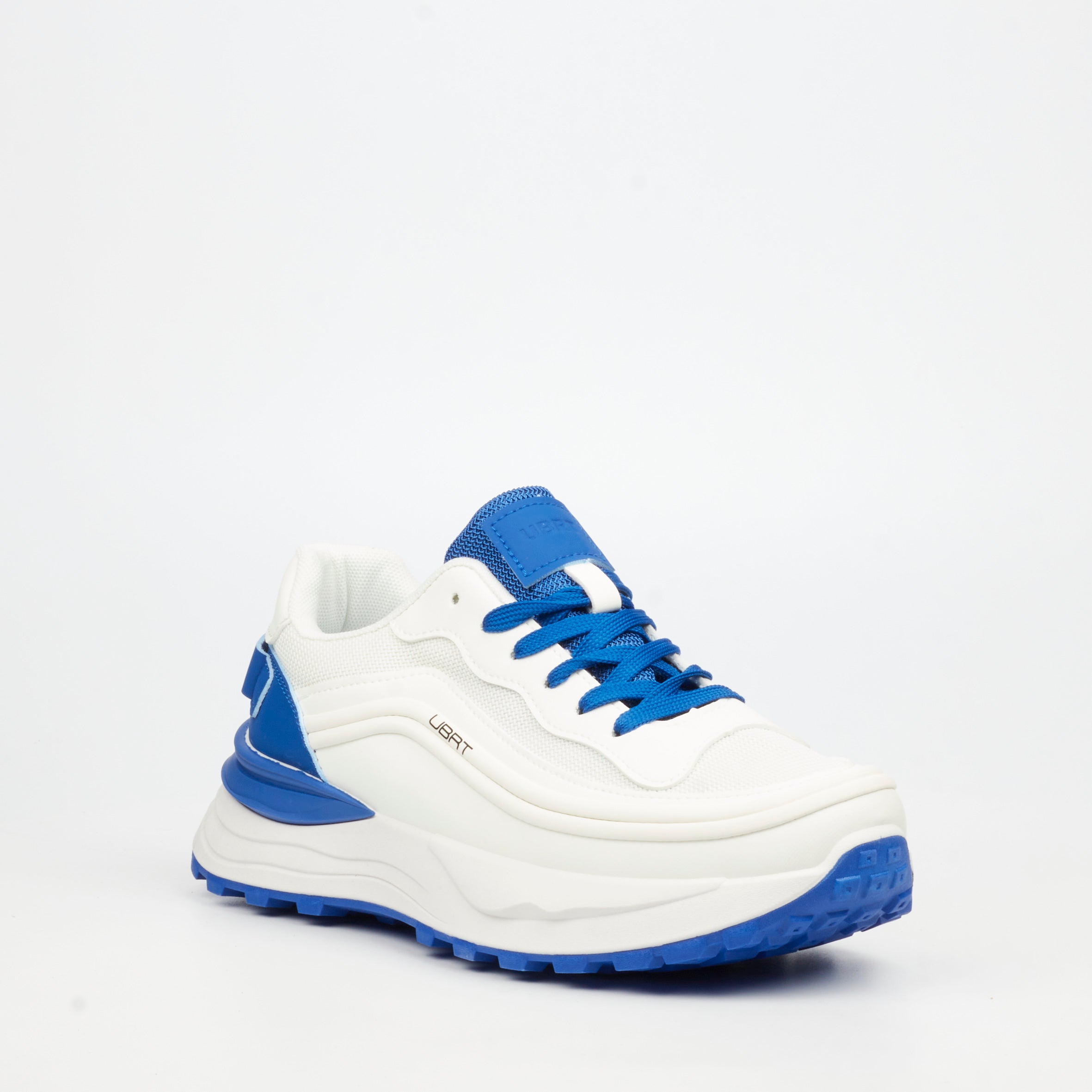 Urbanart Twisted 1 Faux Wax / Mesh Sneaker - Blue footwear UBRT