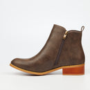 Butterfly Feet Tyler 1 Ankle Boot - Chocolate footwear Butterfly Feet