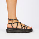 Rock & Co Ultimate 6 Flatform - Black footwear Rocknco