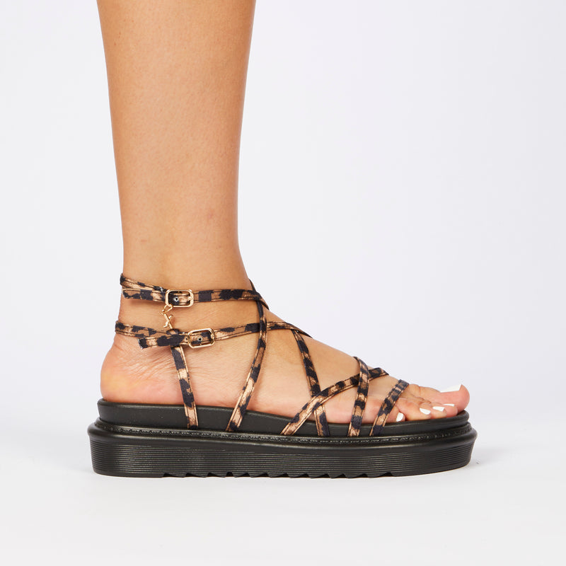 Rock & Co Ultimate 6 Flatform - Leopard