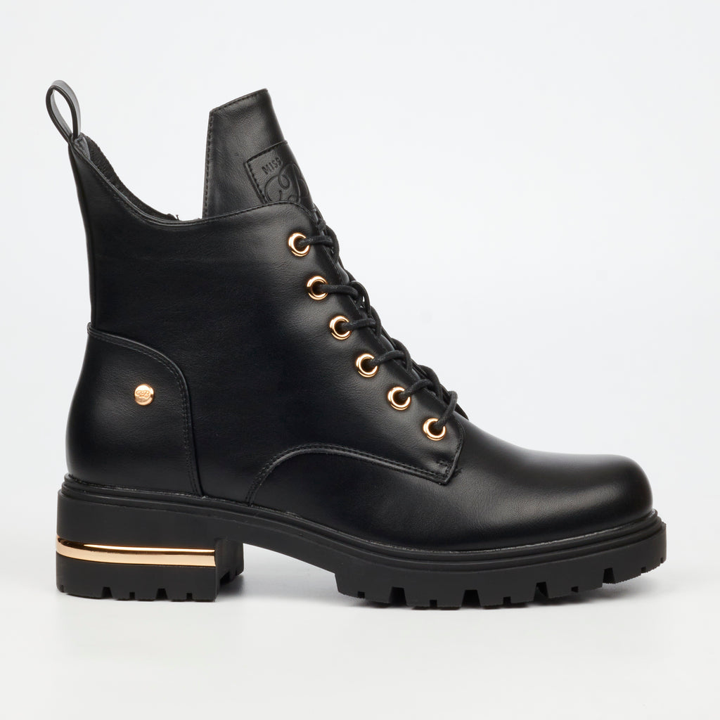 Miss Black Vadar 4 Ankle Boot - Black footwear Miss Black