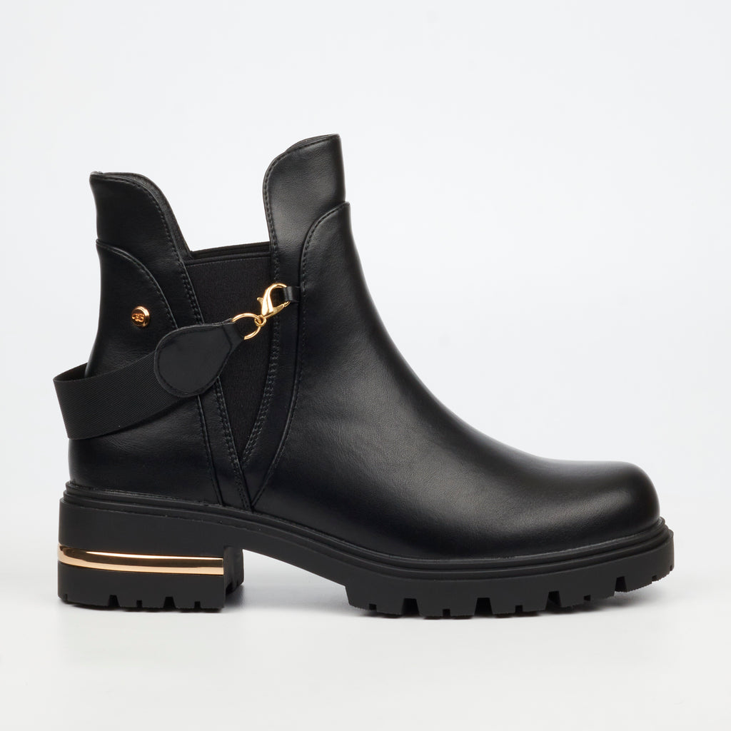Miss Black Vadar 5 Ankle Boot - Black footwear Miss Black