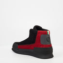 Mazerata Valentino 15 Faux Suede Sneaker - Black footwear Mazerata
