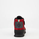 Mazerata Valentino 15 Faux Suede Sneaker - Black footwear Mazerata