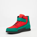Mazerata Valentino 15 Faux Suede Sneaker - Red footwear Mazerata