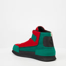 Mazerata Valentino 15 Faux Suede Sneaker - Red footwear Mazerata