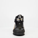 Mazerata Valentino 16 Faux Patent / Faux Suede Sneaker - Mustard footwear Mazerata