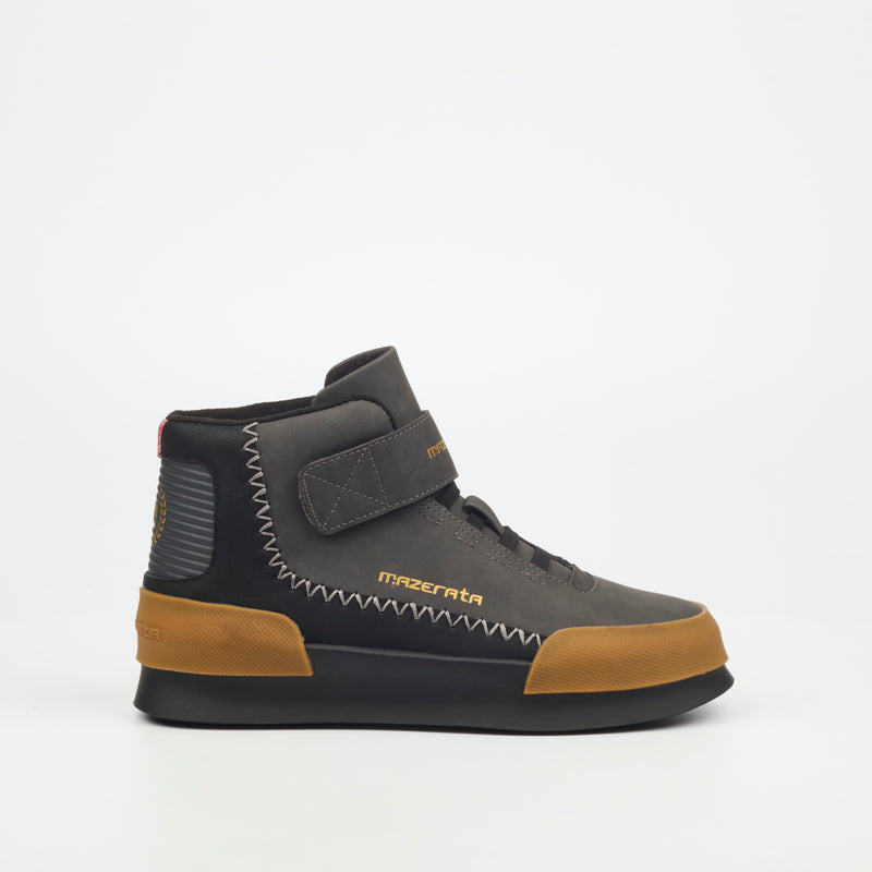 Mazerata Valentino 1 Nub Sneaker - Grey (youth) footwear Mazerata   