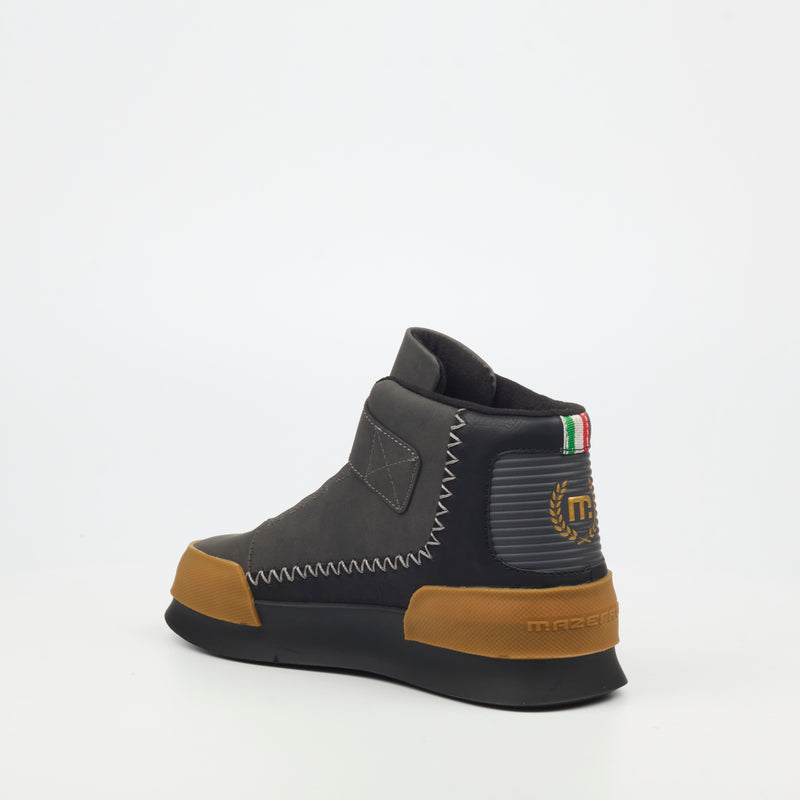 Mazerata Valentino 1 Nub Sneaker - Grey (youth) footwear Mazerata   