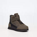 Mazerata Valentino 1 Nub Sneaker - Olive (youth) footwear Mazerata   