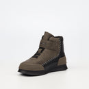 Mazerata Valentino 1 Nub Sneaker - Olive (youth) footwear Mazerata   