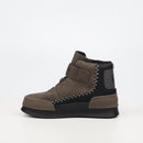Mazerata Valentino 1 Nub Sneaker - Olive (youth) footwear Mazerata   