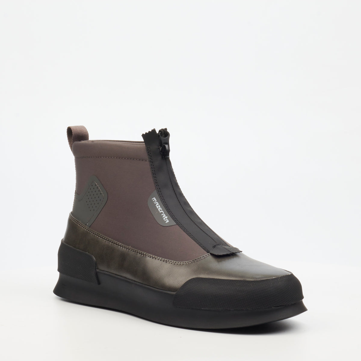ジャパンテクノロジー　レラ Mazerata Valentino 20 Faux Leather / Lycra Sneaker - Gre | DC.ONE