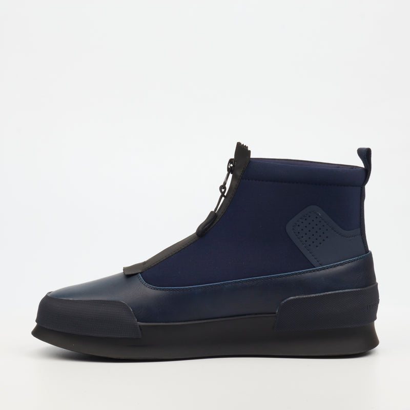 Mazerata Valentino 20 Faux Leather / Lycra Sneaker - Navy footwear Mazerata