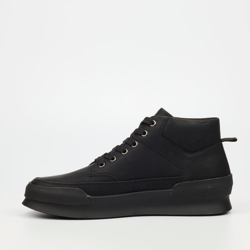 Mazerata Valentino 23 Faux Nubuck Sneaker - Black footwear Mazerata