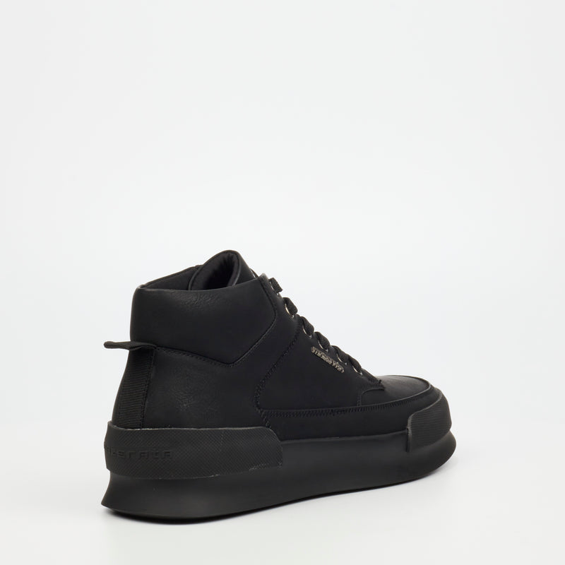 Mazerata Valentino 23 Faux Nubuck Sneaker - Black footwear Mazerata