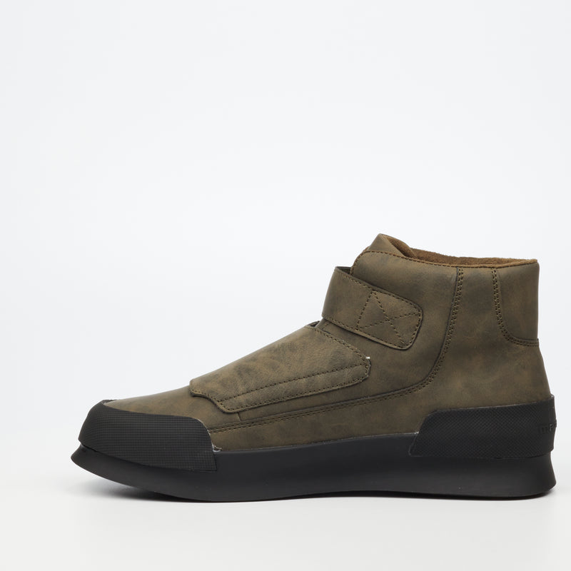 Mazerata Valentino 26 Faux Nubuck Sneaker - Olive footwear Mazerata