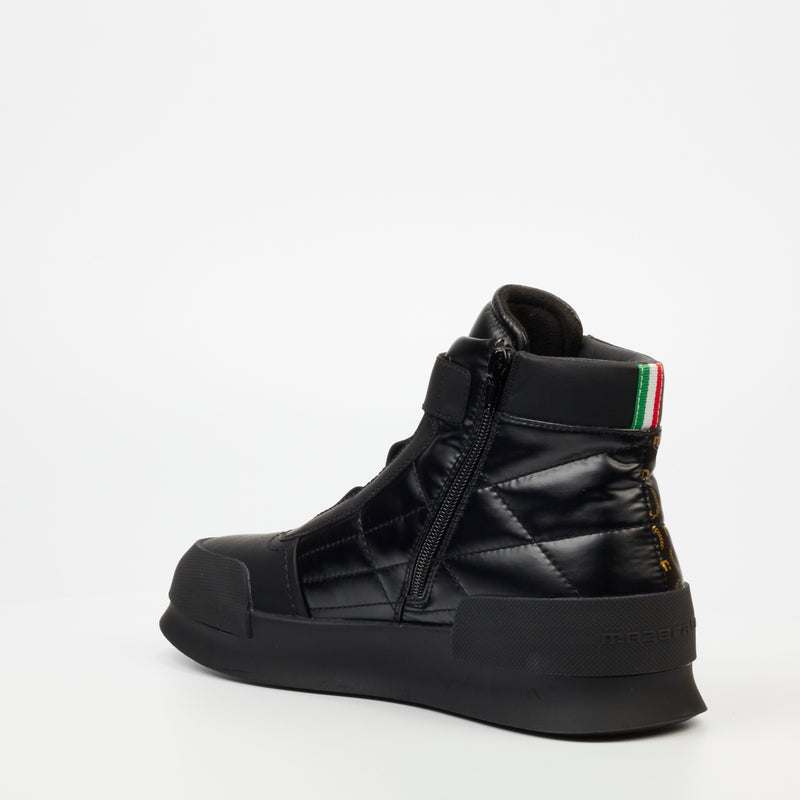 Mazerata Valentino 31 Print Sneaker - Black footwear Mazerata