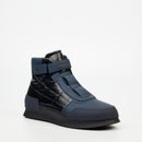 Mazerata Valentino 32 Faux Nubuck / Nylon Ankle Boot - Navy footwear Mazerata
