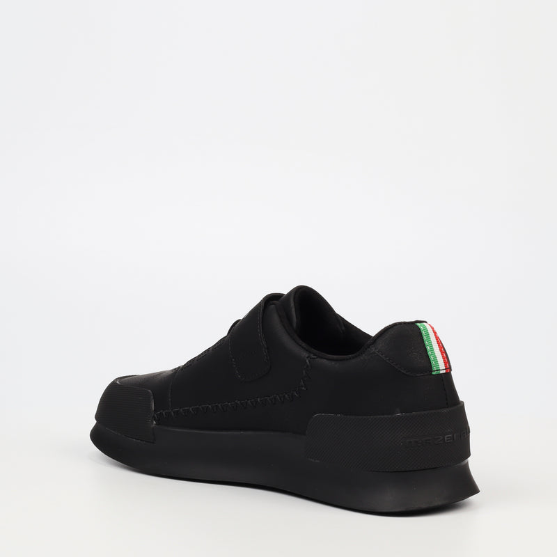 Mazerata Valentino 3 Faux Nubuck Sneaker - Black footwear Mazerata   