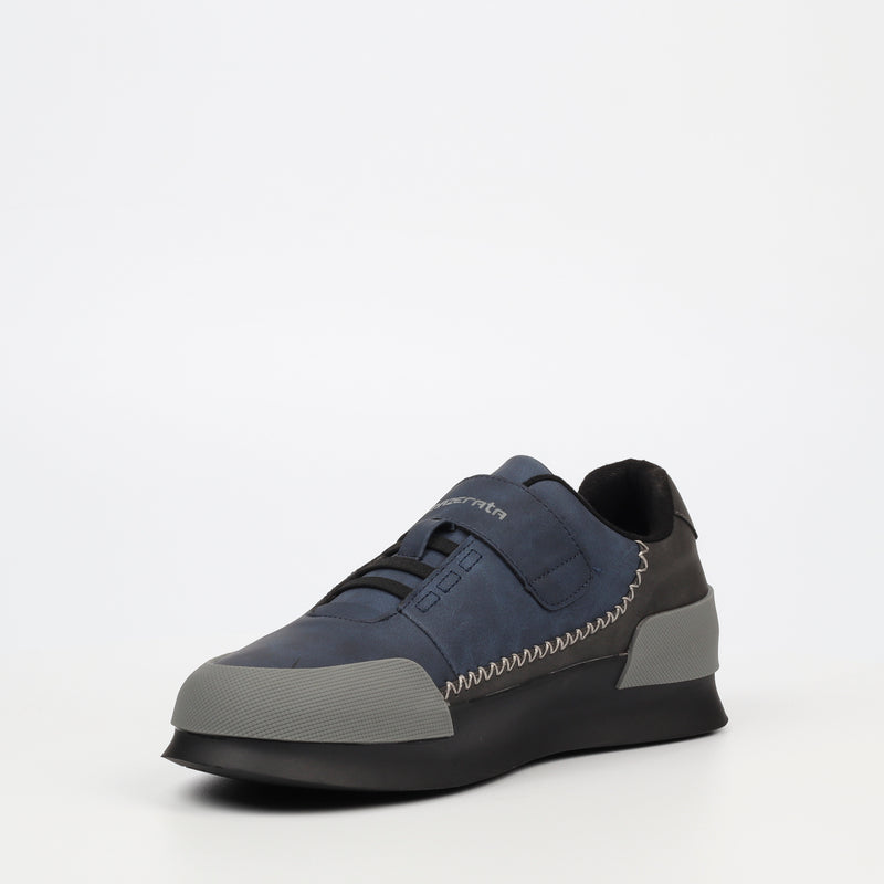 Mazerata Valentino 3 Faux Nubuck Sneaker - Navy footwear Mazerata   