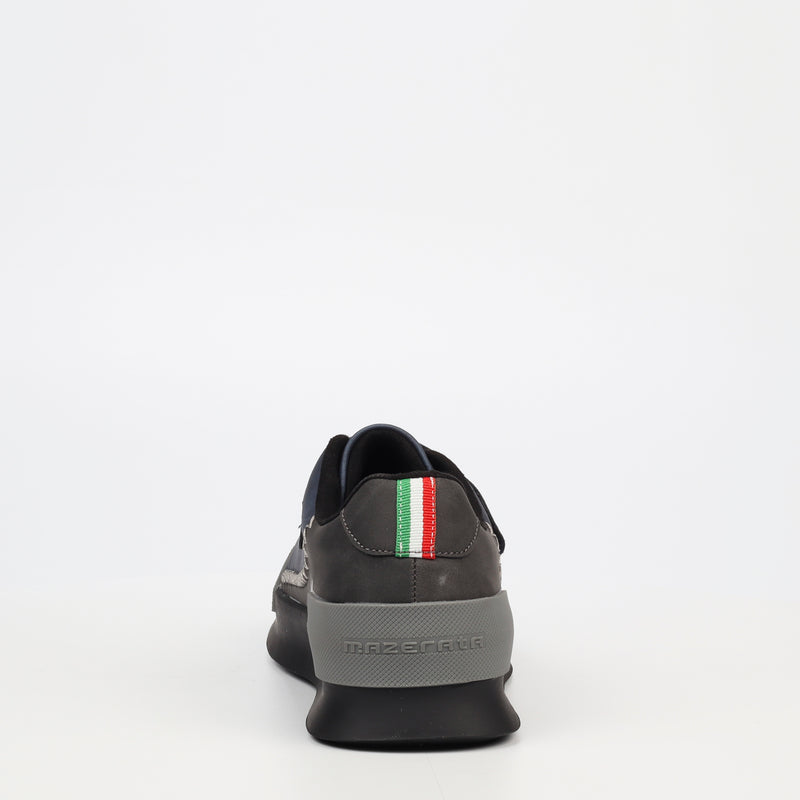 Mazerata Valentino 3 Faux Nubuck Sneaker - Navy footwear Mazerata   