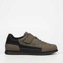 Mazerata Valentino 3 Faux Nubuck Sneaker - Olive footwear Mazerata   