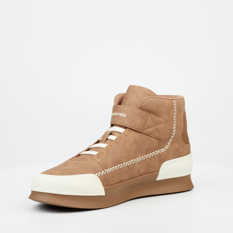 Mazerata Valentino 7 Faux Nubuck - Tan footwear Mazerata   