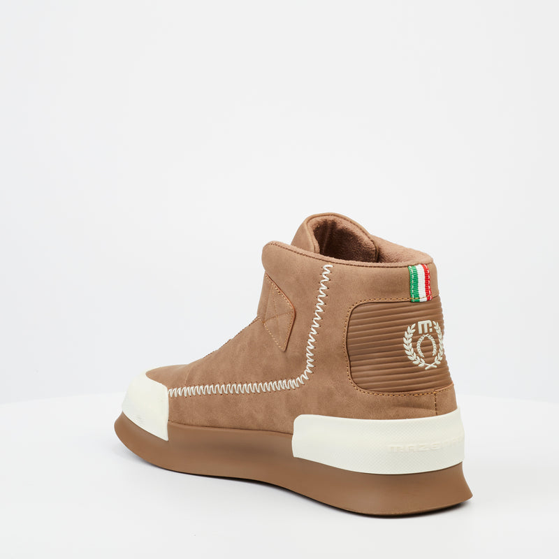 Mazerata Valentino 7 Faux Nubuck - Tan footwear Mazerata   