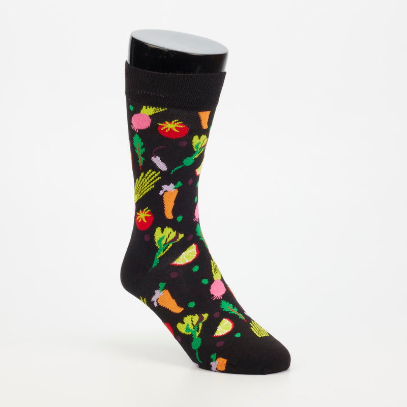 Happy Socks Veggie Sock - Black accessories External   