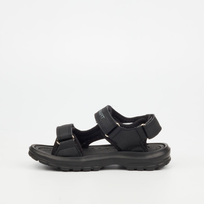 Urbanart Venture 1 Faux Nubuck Sandal - Black (Youth) footwear Urbanart   