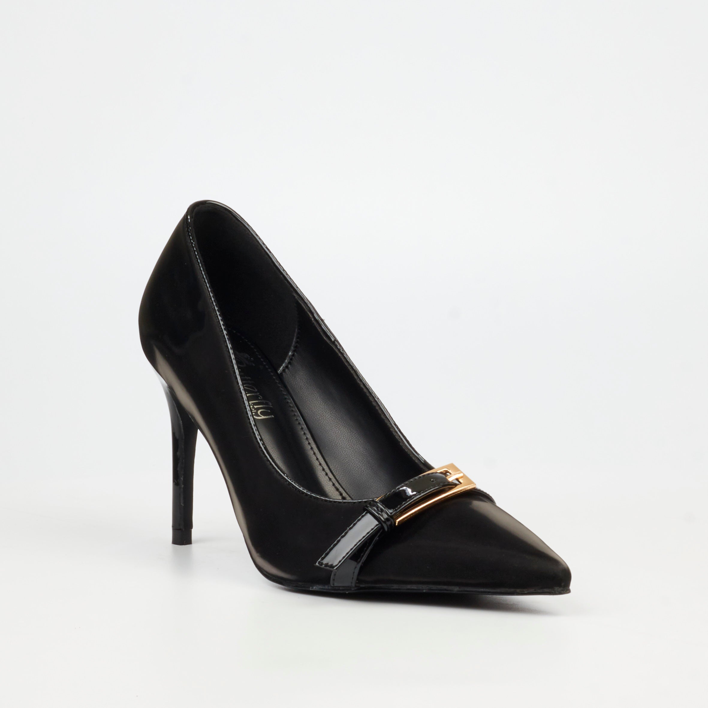 Butterfly Feet Vernice 1 Court - Black footwear Butterfly Feet