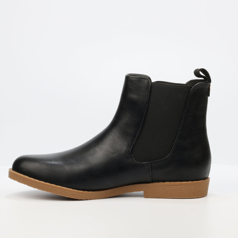 Viabeach Vespa 23 Ankle Boot - Black footwear Viabeach   