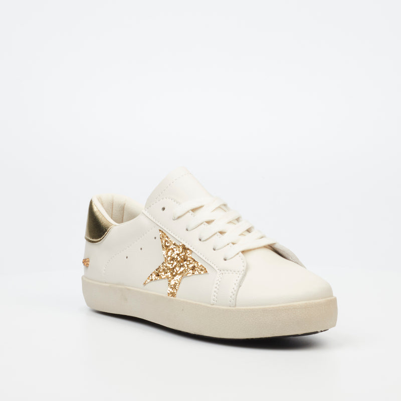 Miss Black Veta 1 Sneaker - Gold footwear Miss Black