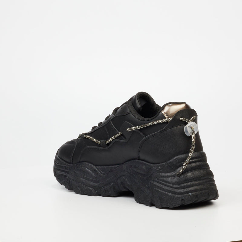 Miss Black Vetto 1 Sneaker - Black footwear Miss Black   