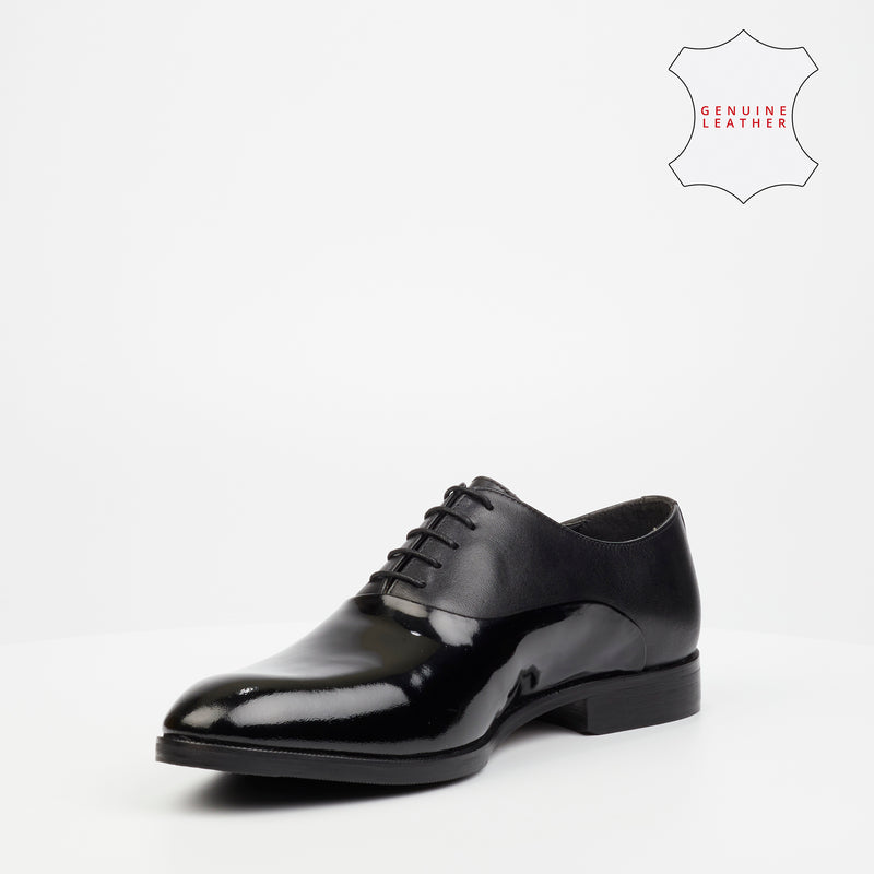 Roberto Morino Victor 1 Leather Formal Shoe - Black footwear Roberto