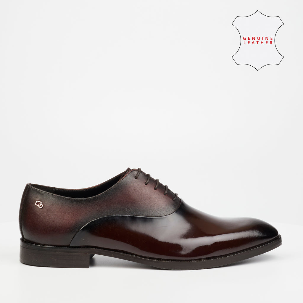 Roberto Morino Victor 1 Leather Formal Shoe - Burgundy footwear Roberto