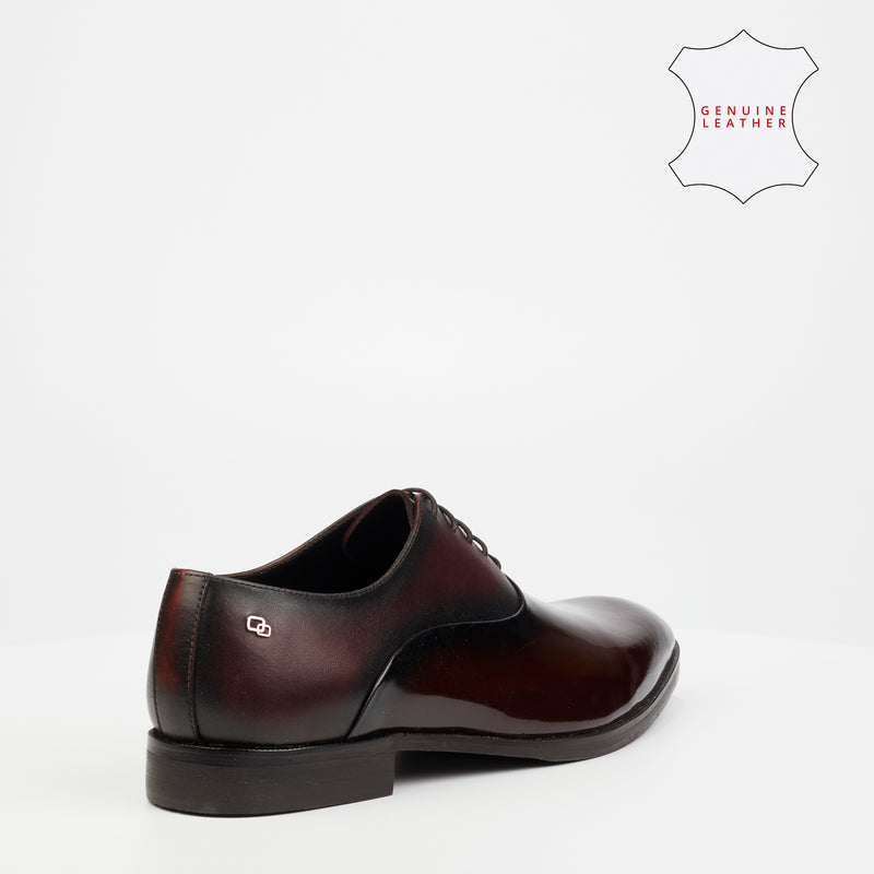 Roberto Morino Victor 1 Leather Formal Shoe - Burgundy footwear Roberto