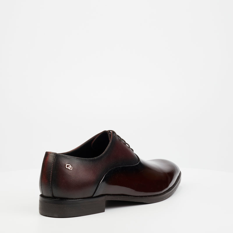 Roberto Morino Victor 1 Leather Formal Shoe - Burgundy footwear Roberto   