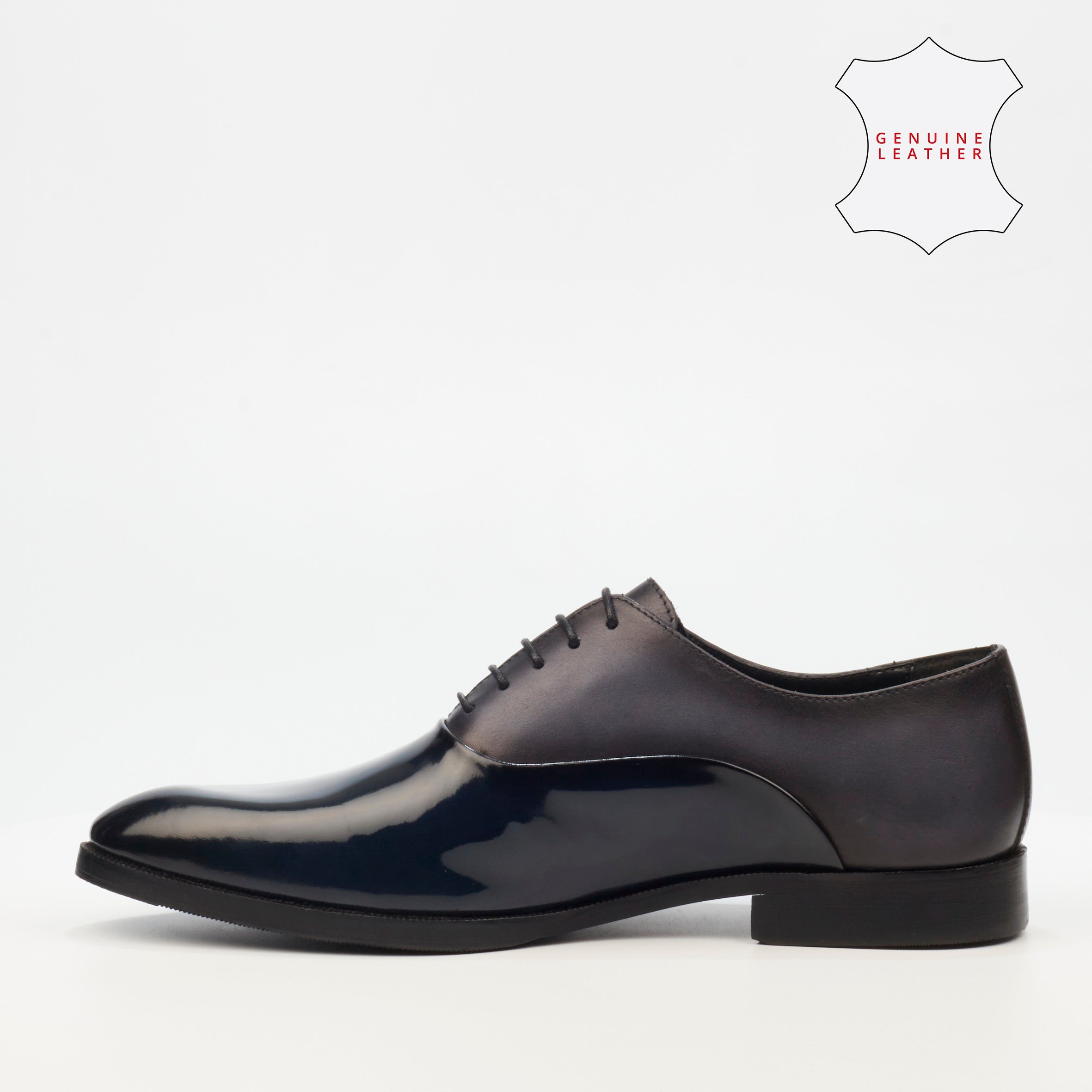 Roberto Morino Victor 1 Leather Formal Shoe - Navy footwear Roberto