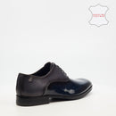 Roberto Morino Victor 1 Leather Formal Shoe - Navy footwear Roberto