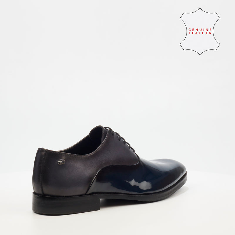 Roberto Morino Victor 1 Leather Formal Shoe - Navy footwear Roberto