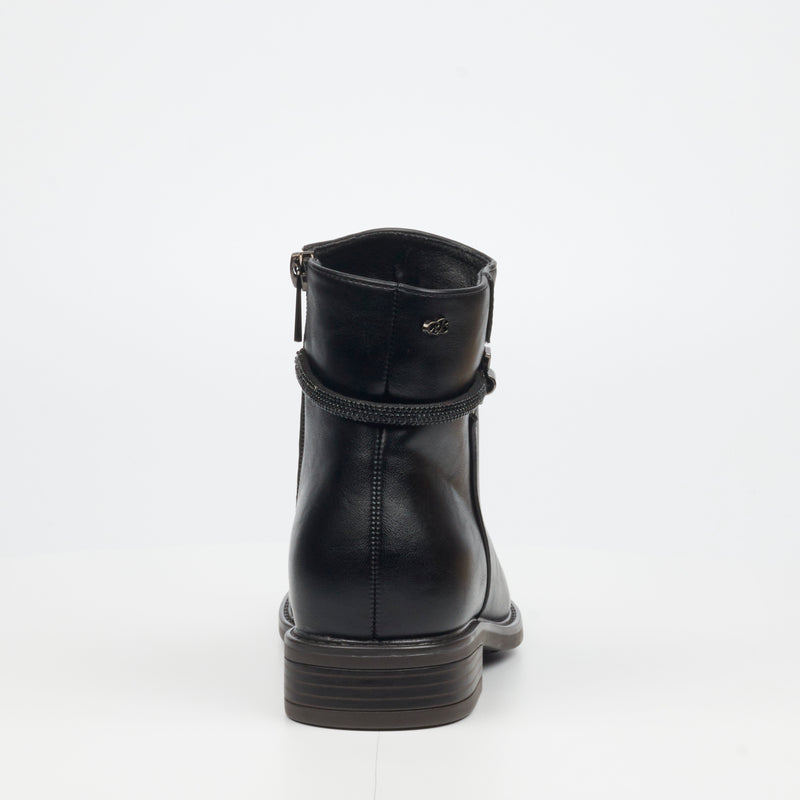 Miss Black Victoria 1 Ankle Boot - Black footwear Miss Black