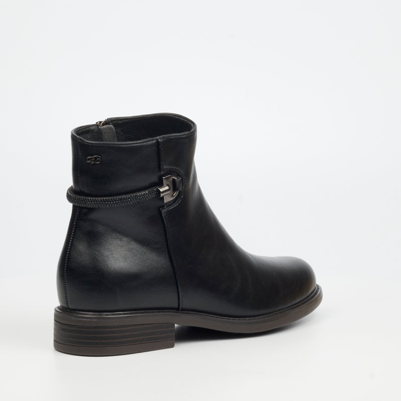 Miss Black Victoria 1 Ankle Boot - Black footwear Miss Black