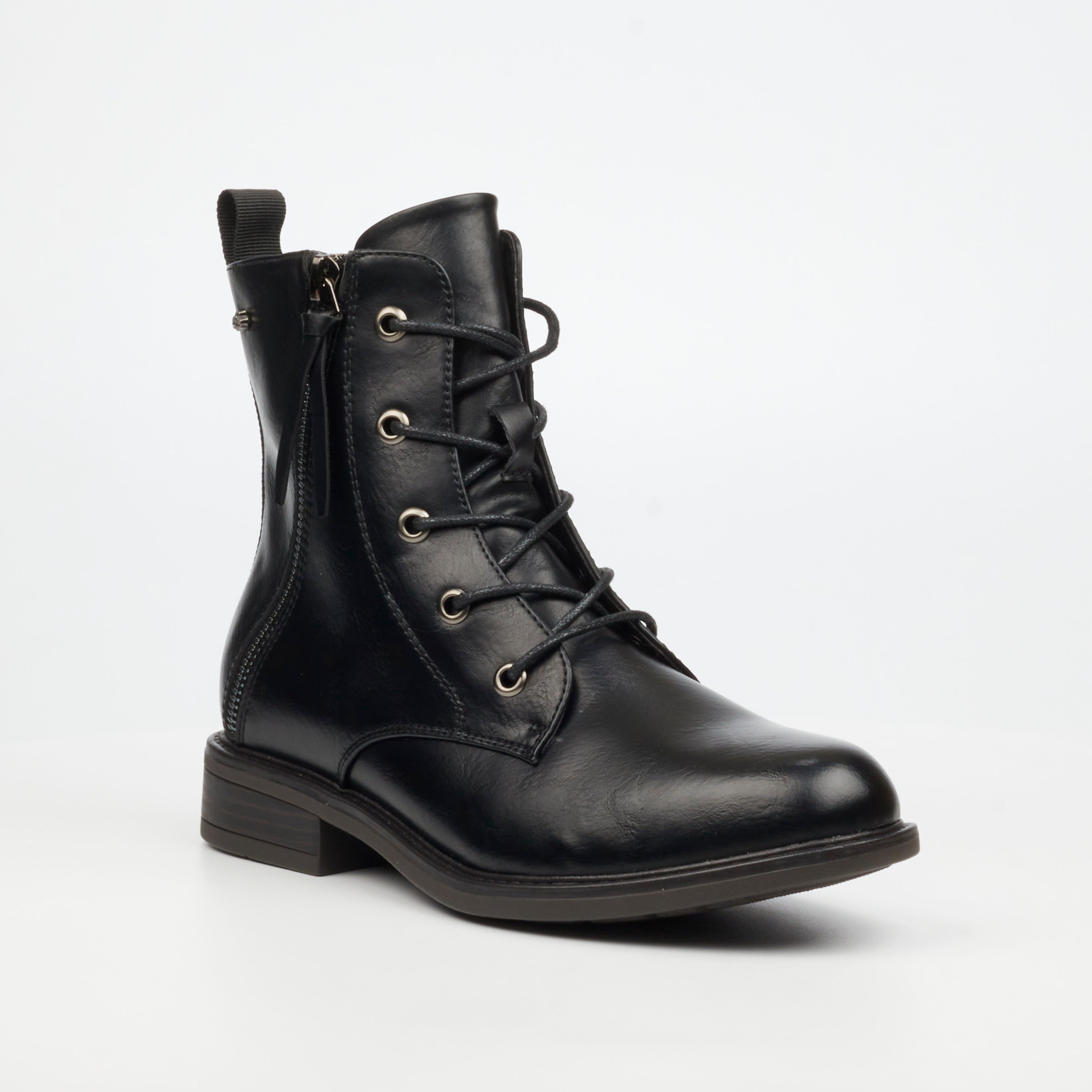 Miss Black Victoria 2 Ankle Boot - Black footwear Miss Black