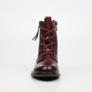Miss Black Victoria 2 Ankle Boot - Burgundy