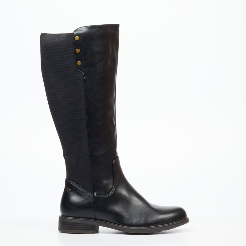 MIss Black Victoria 4 High Boot - Black footwear Miss Black