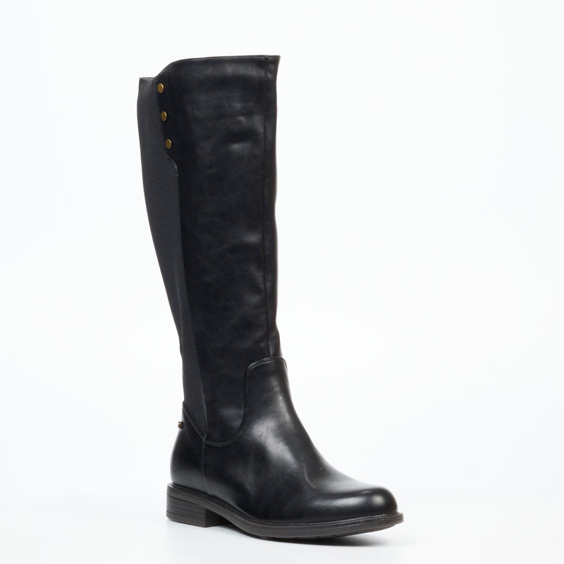 MIss Black Victoria 4 High Boot - Black footwear Miss Black