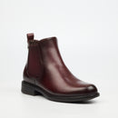 Miss Black Vixtoria 5 Ankle Boot - Burgundy footwear Miss Black