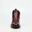 Miss Black Vixtoria 5 Ankle Boot - Burgundy footwear Miss Black